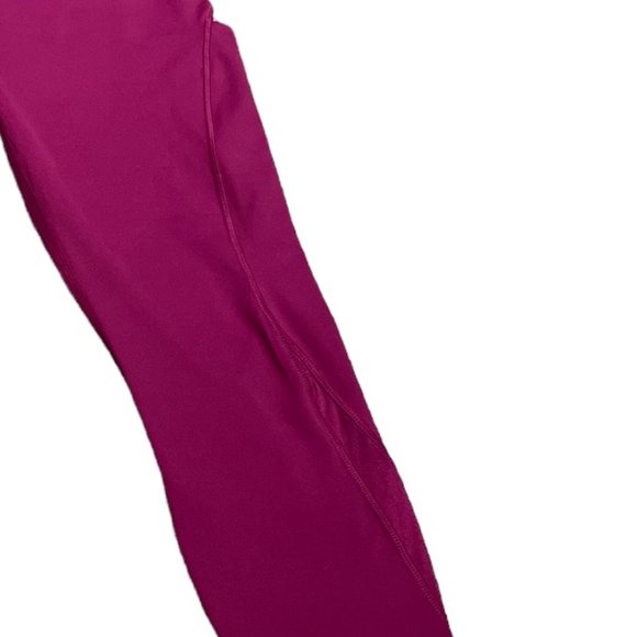ALL IN MOTION Leggings Sz XL Fuchsia Pink Pockets Sheer Panels - Picture 6 of 12
